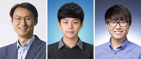 (왼쪽부터) 정유성 교수, 김성원 박사과정, 노주환 박사과정