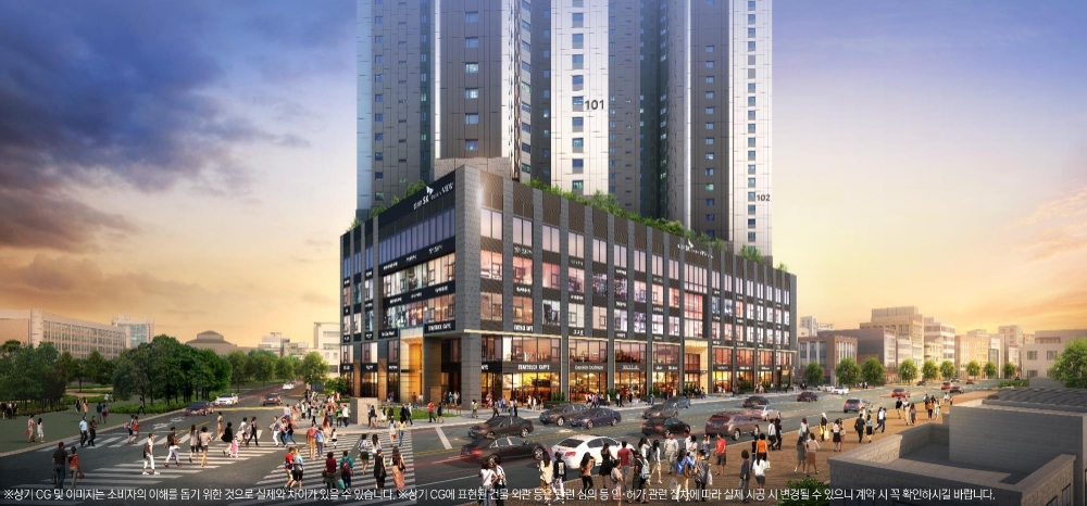 동성로 sk리더스뷰 애비뉴 투시도