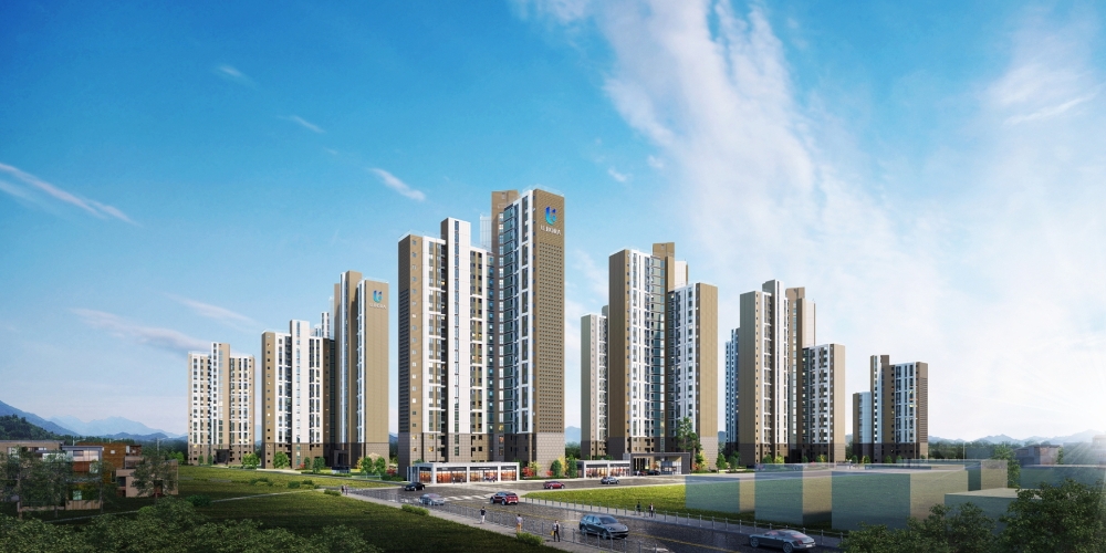 양평 다문지구 반도유보라 아이비파크 투시도. (사진= 반도건설)