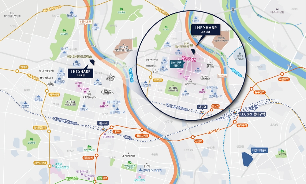 더샵 프리미엘 위치도.(사진=포스코건설)