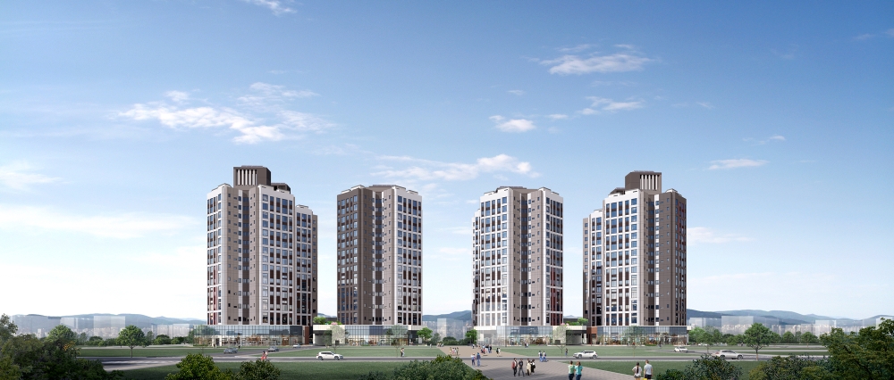 힐스테이트 도안 2차 주경투시도