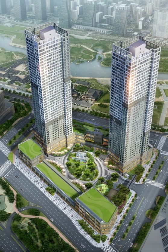 송도 더샵 센트럴파크 3차 조감도.(사진=포스코건설)