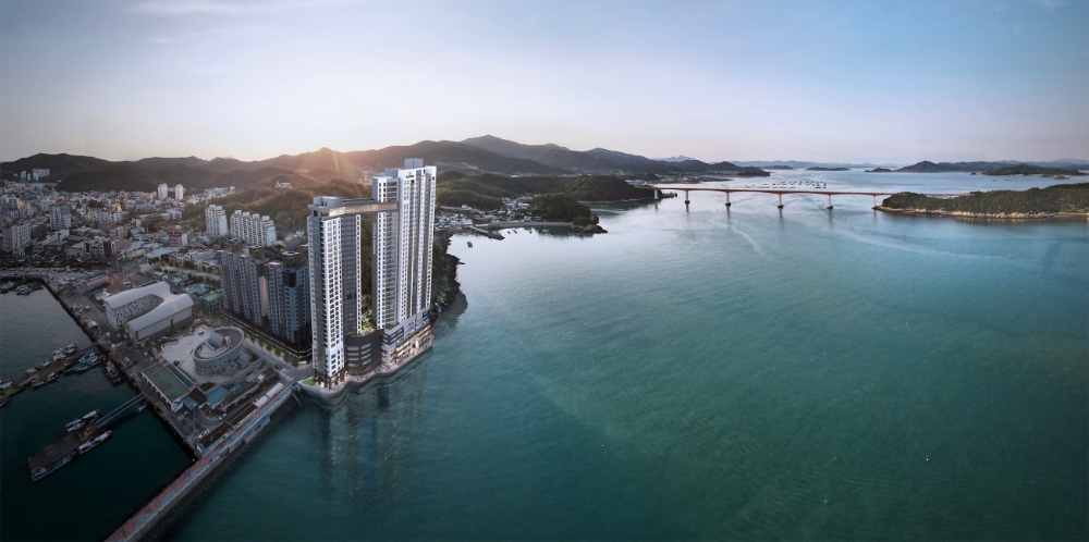 쌍용 더 플래티넘 완도 조감도.(사진=쌍용건설)