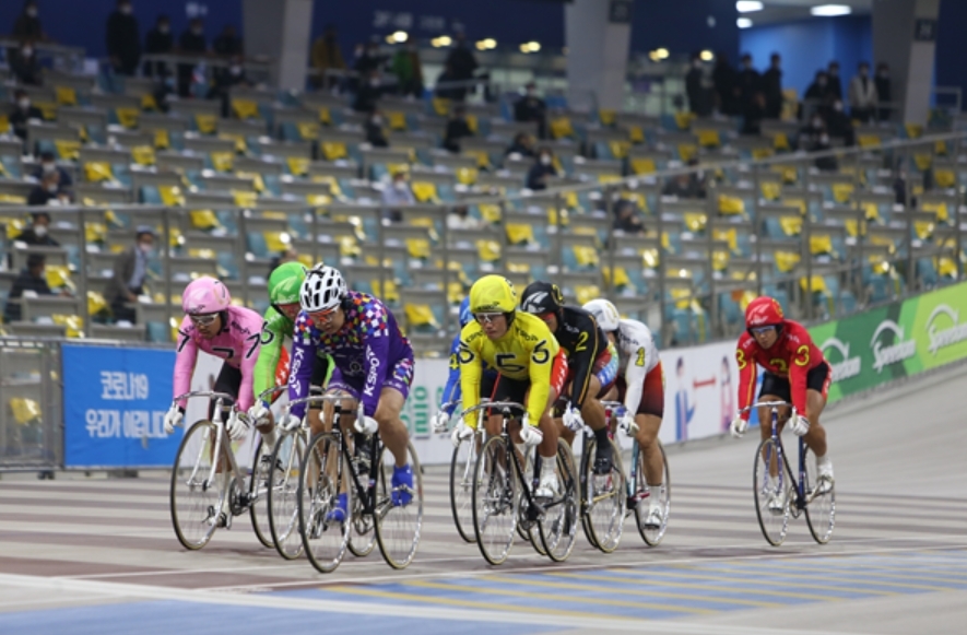 경륜 경기 모습.(사진=국민체육진흥공단)