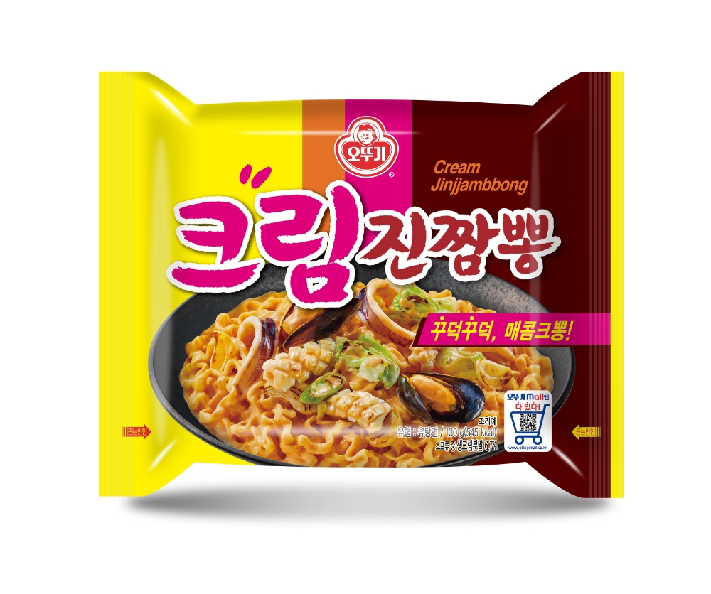 오뚜기 ‘크림진짬뽕’ 봉지면 출시!
