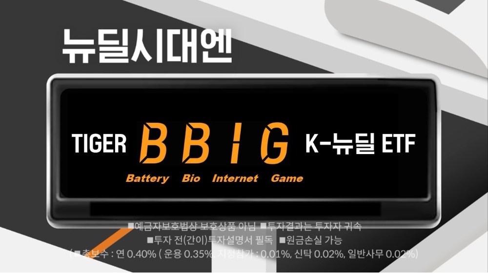 미래에셋 TIGER K-뉴딜 ETF 시리즈, 순자산 7천억원 돌파