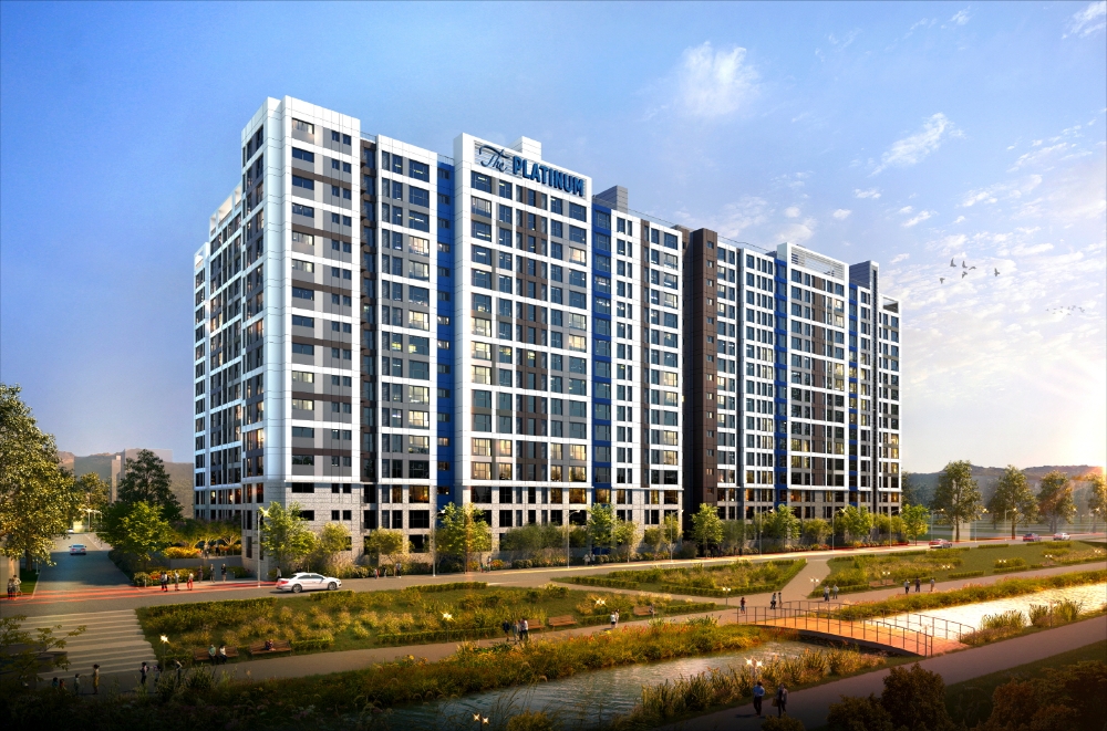 수평증축 방식과 1개층 필로티 설계가 적용돼 내년 상반기 리모델링 공사를 시작하는 서울 송파구 오금 아남 아파트 투시도. 이 아파트는 기존 299가구가 리모델링을 통해 328가구로 확장되며, 증가된 29가구는 리모델링 최초로 일반분양으로 공급될 예정이다.(사진=쌍용건설)