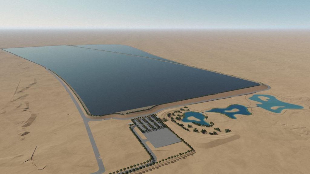 카타르 TSE 저장시설 조감도.(사진=현대건설)