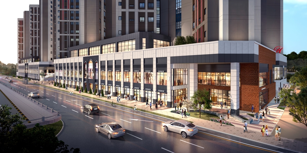 힐스에비뉴 도안 2차 전체투시도.