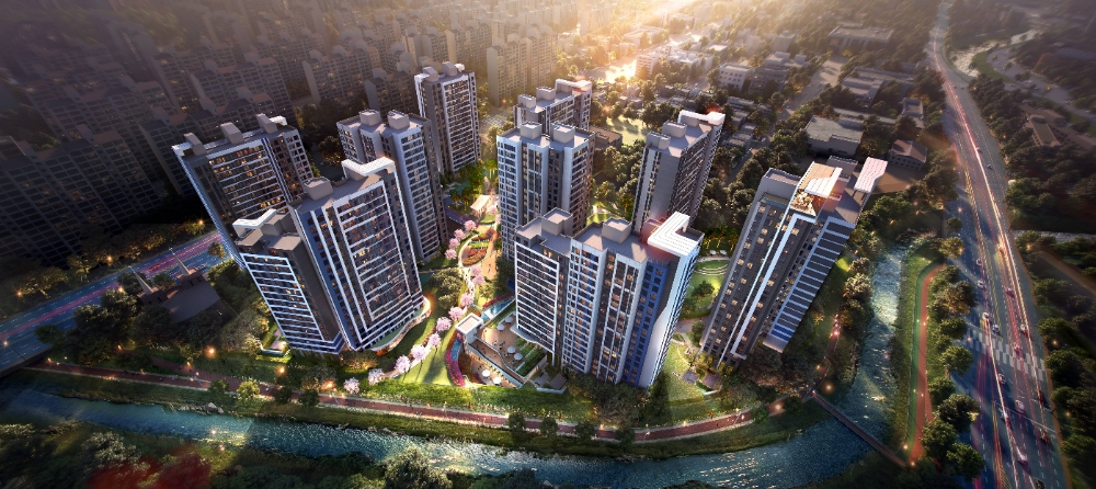 신정마을9단지 리모델링 조감도.(사진=현대건설)