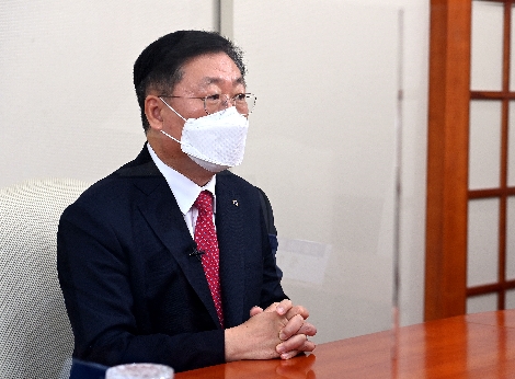 나재철 금융투자협회장이 21일 온라인 신년 기자간담회에서 발언하고 있다. 사진=금융투자협회