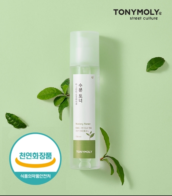 ‘더 그린티 트루바이옴 수분 토너’ 이미지. (사진=토니모리)