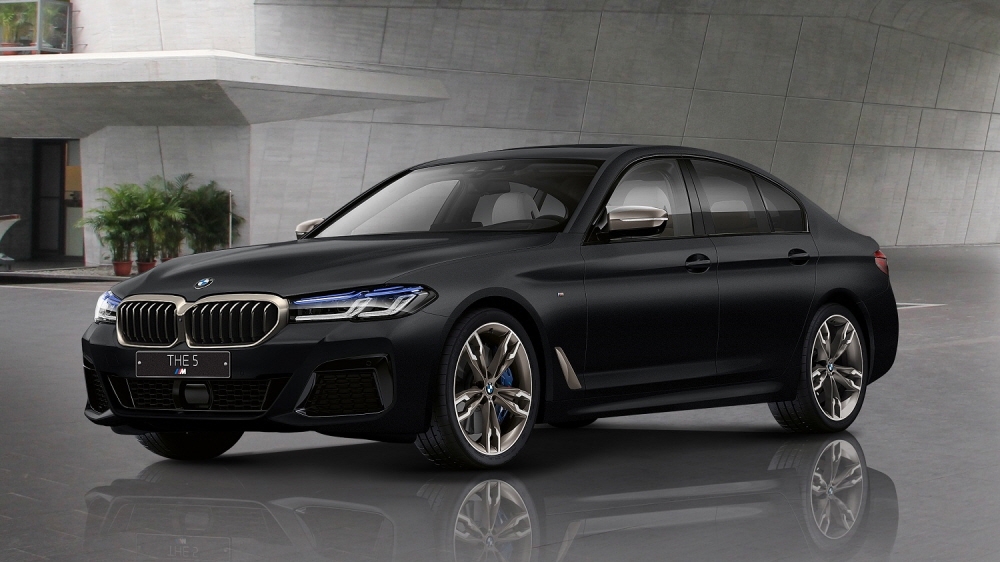 뉴 M550i xDrive 프로즌 블랙.(사진=BMW 코리아)