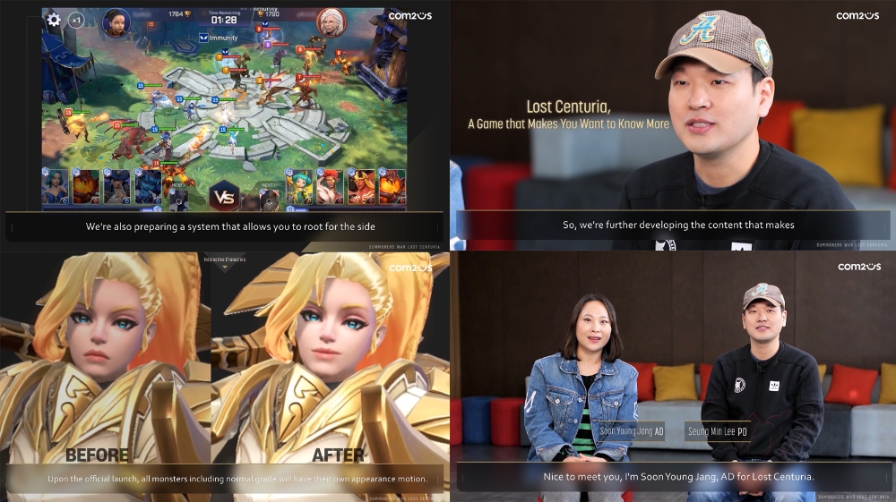 컴투스 ‘서머너즈 워: 백년전쟁’ 게임 개발 추진 상황 및 계획 담은 영상 공개