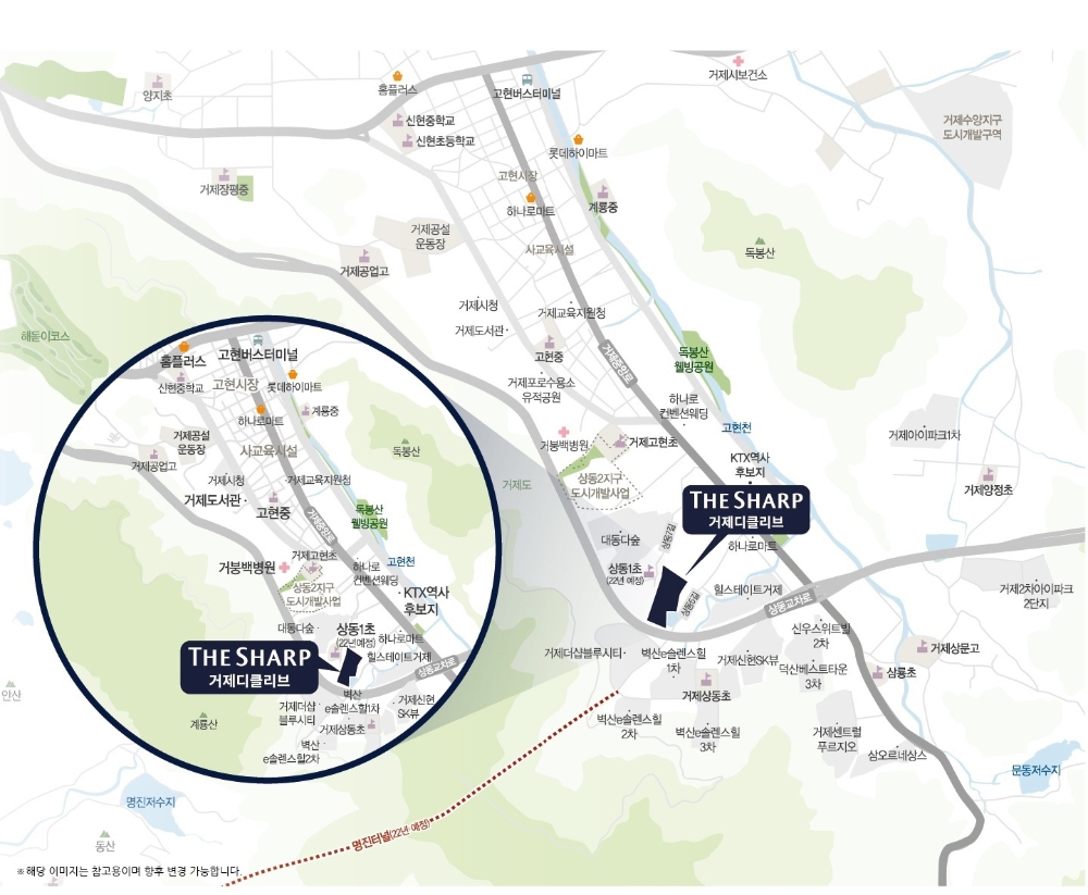 더샵 거제디클리브 위치도.(사진=포스코건설)