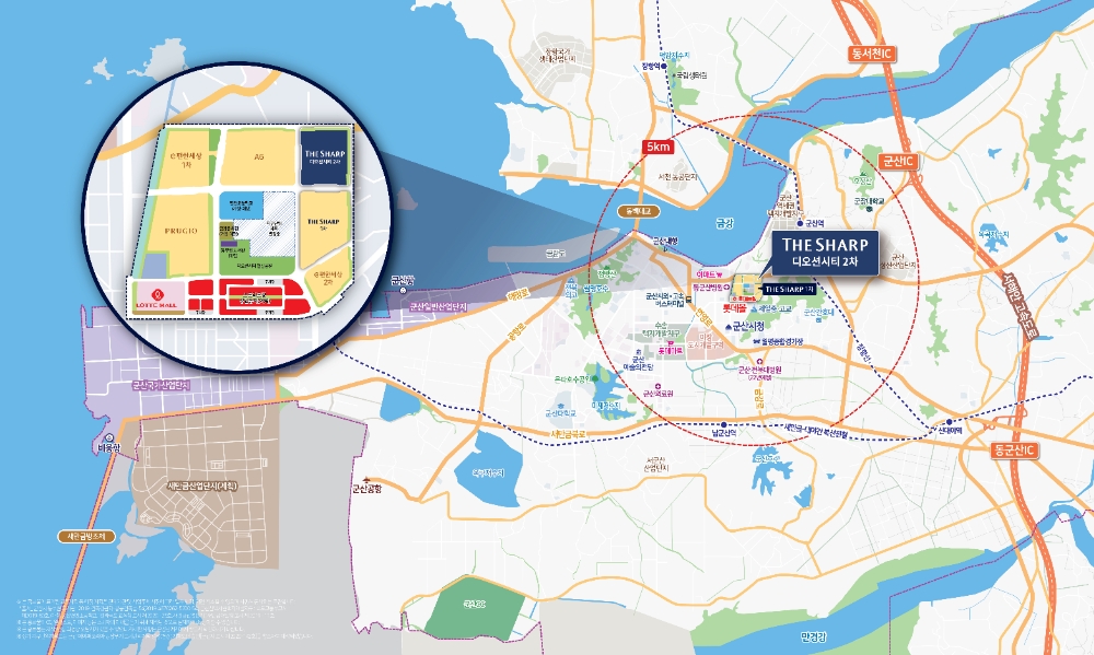 더샵 디오션시티 2차 위치도.(사진=포스코건설)