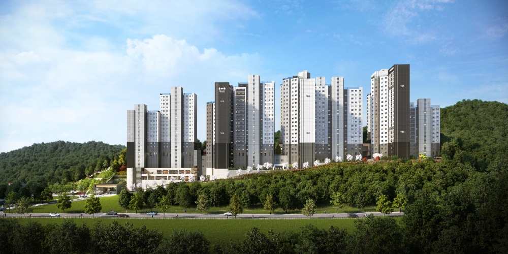 홍천 금호어울림 더퍼스트 투시도.(사진=금호건설)