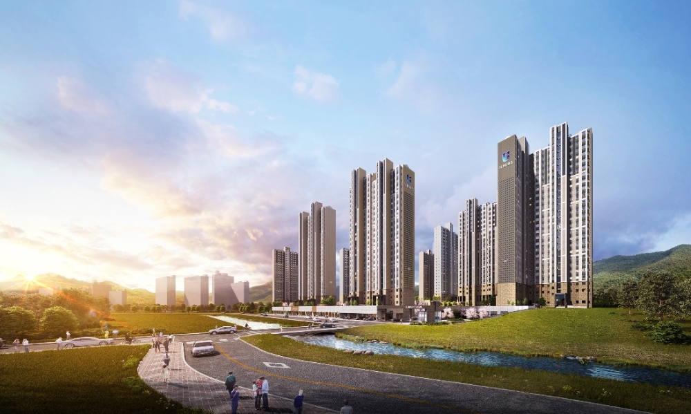 창원 마창대교 반도유보라 아이비파크 조감도.(사진=반도건설)