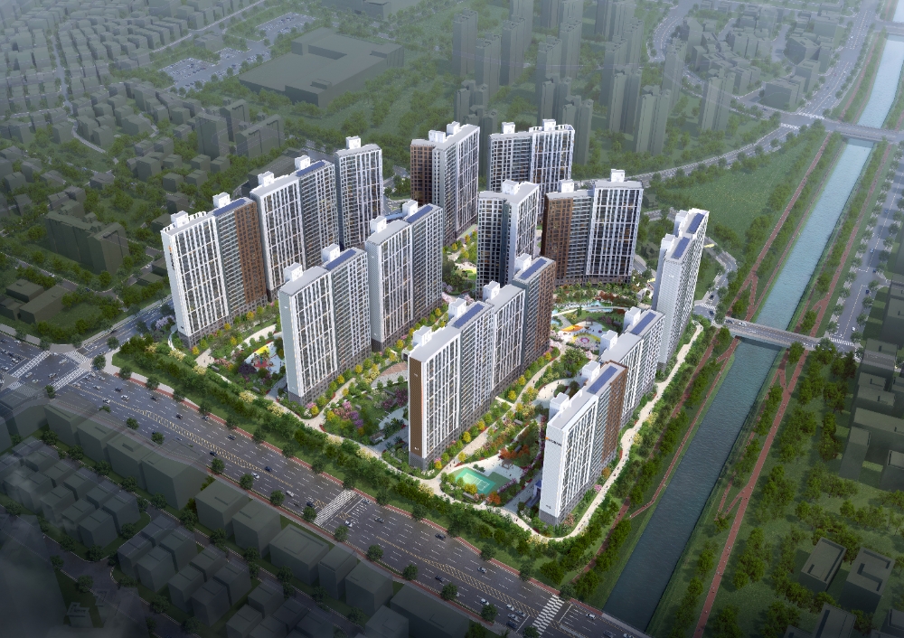 호반써밋 브룩사이드 조감도.(사진=호반건설)