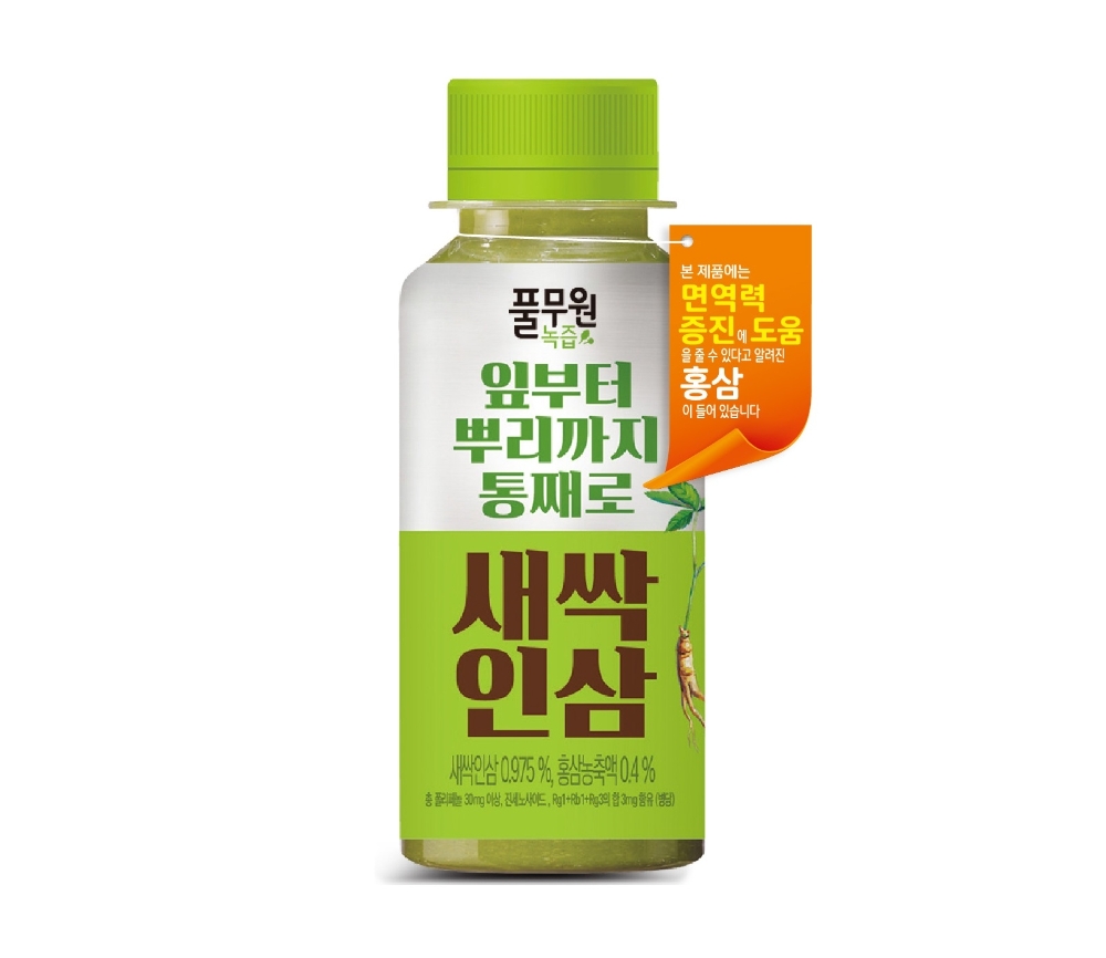 풀무원녹즙, 기능성 표시 일반식품 ‘새싹인삼’ 출시
