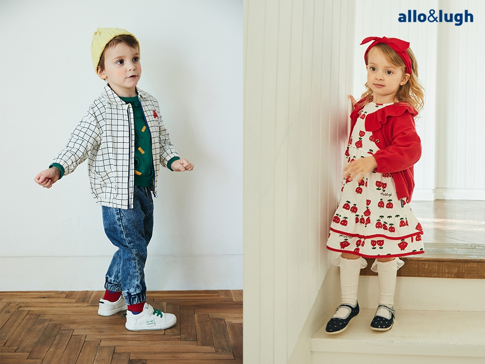 알로앤루 (좌)‘서칭 포 알로 체크 점퍼’, (우)’하이버블 가디건’.(사진=제로투세븐)