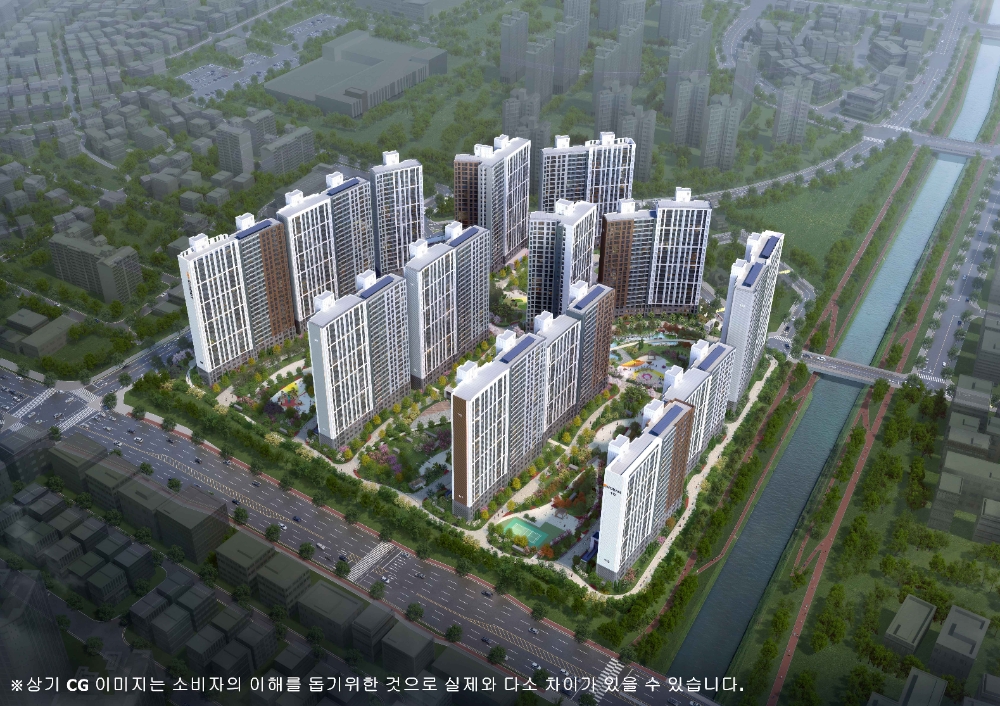 호반써밋 브룩사이드 메인조감도