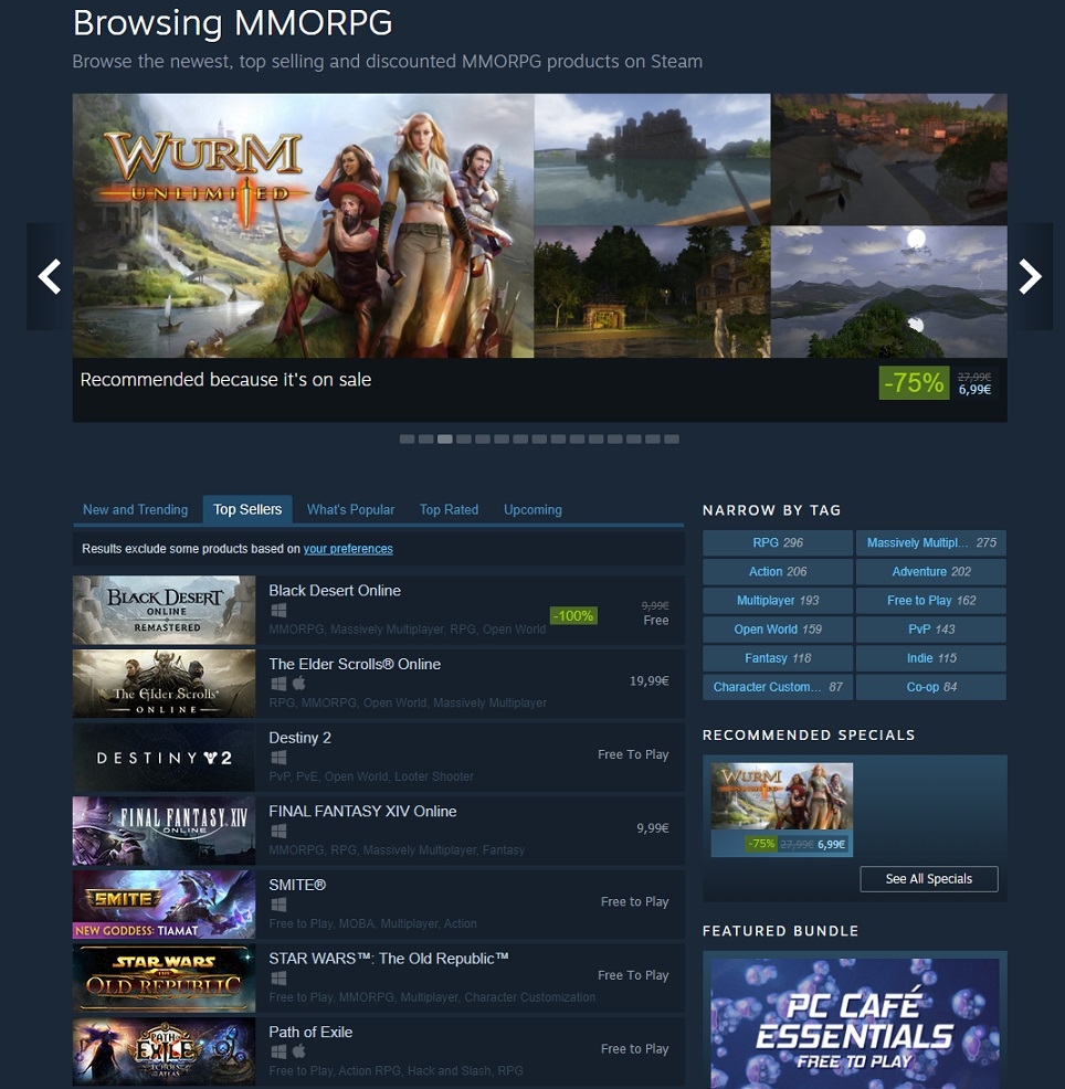 펄어비스, 검은사막 북미 유럽 스팀 판매 1위 기록