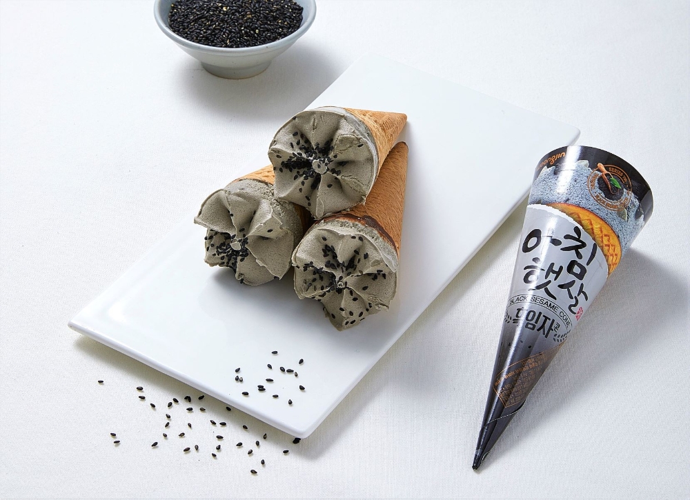 웅진식품, '아침햇살 흑임자콘' 출시