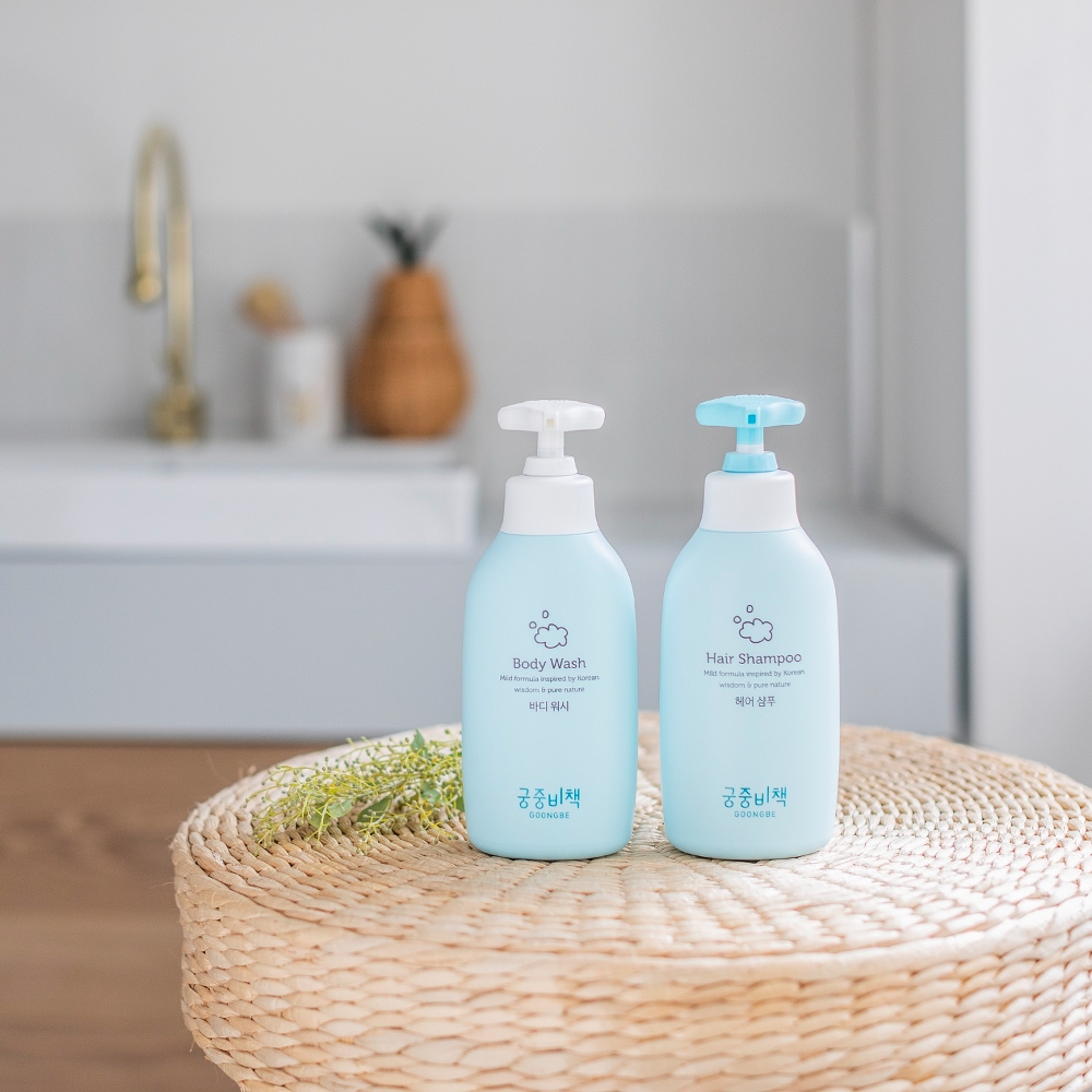 궁중비책 ‘바디 워시’, ‘헤어 샴푸’.(사진=궁중비책)