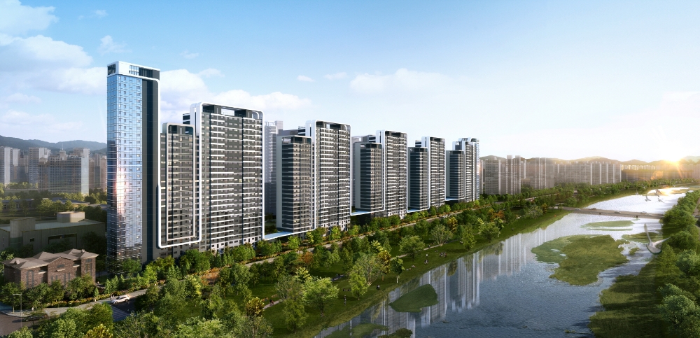 철산한신아파트 투시도.(사진=쌍용건설)