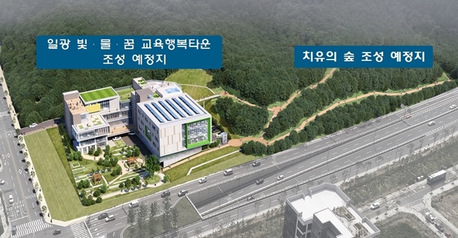 일광 빛물꿈 교육행복타운 조감도.(제공=부산 기장군)