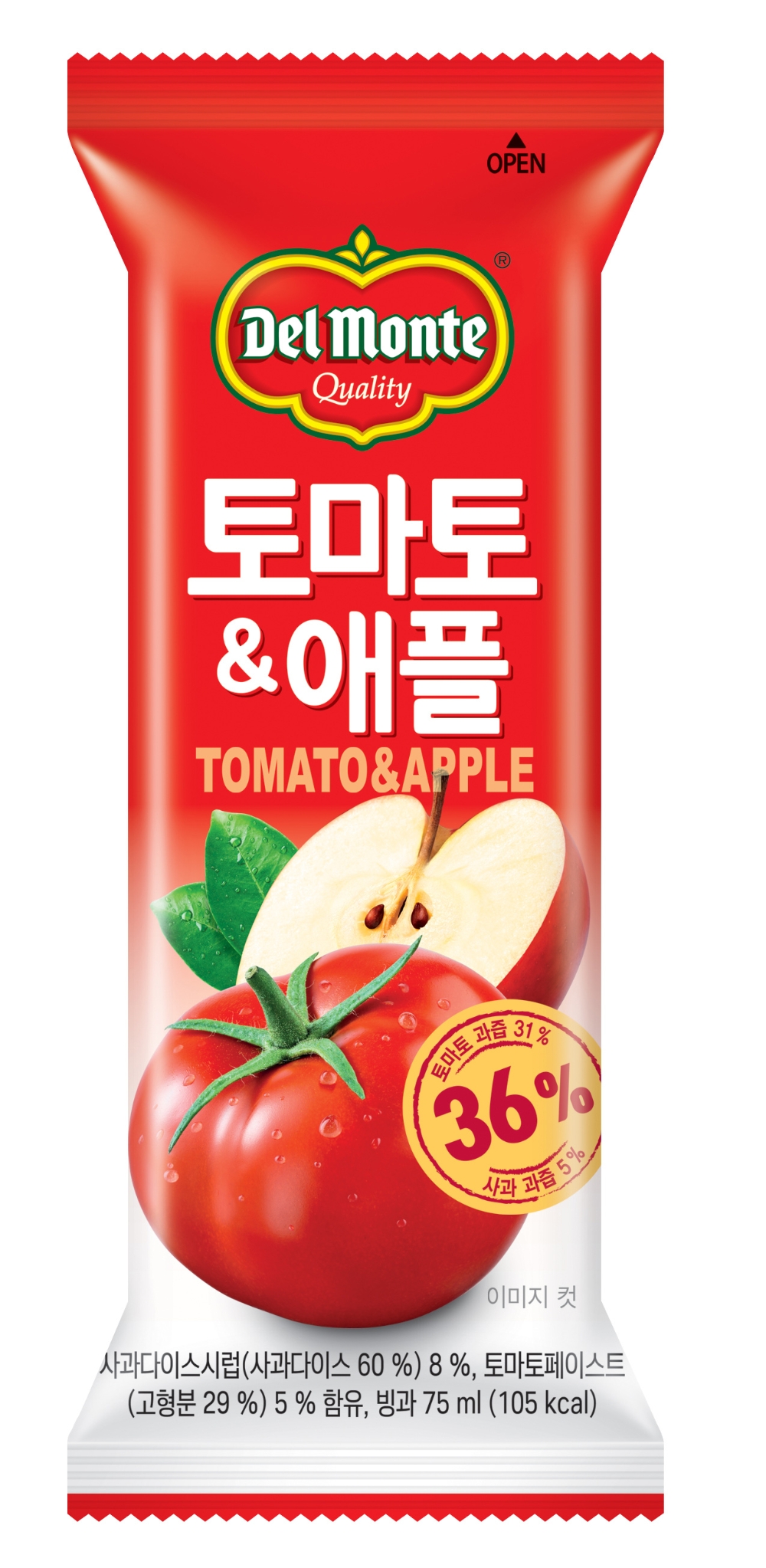 롯데푸드, 델몬트 토마토&애플 아이스바 출시