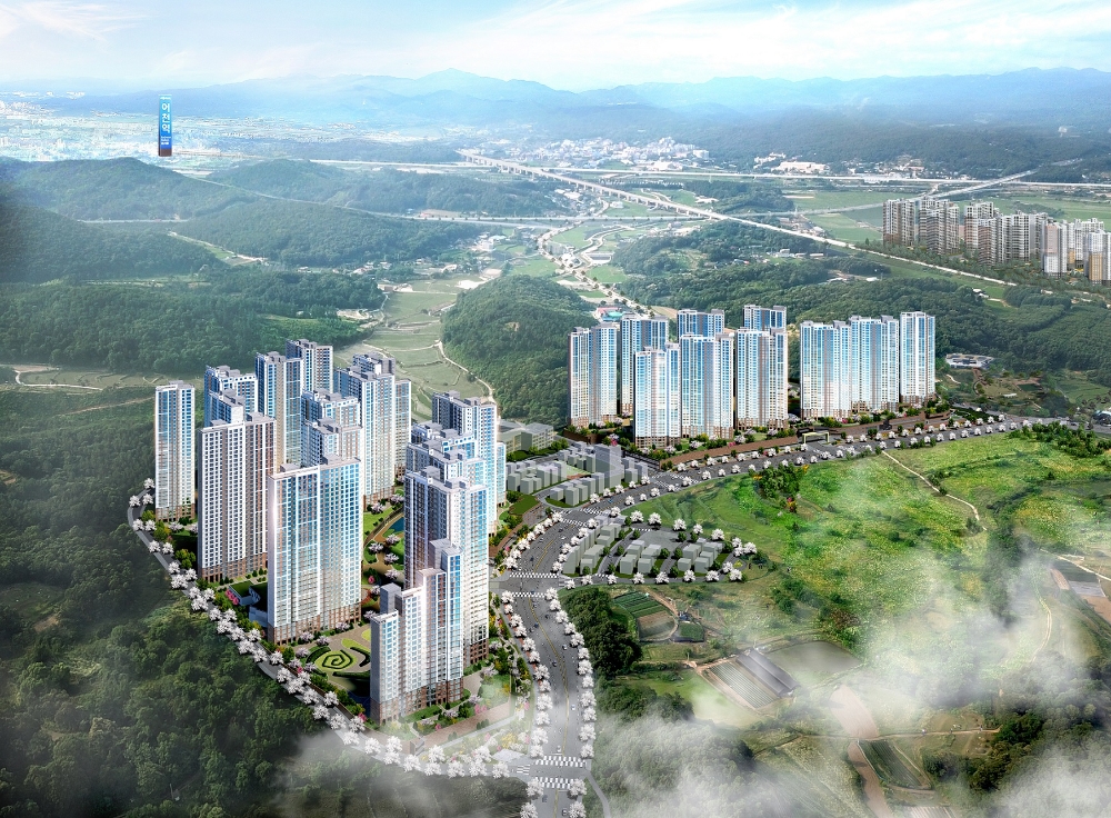 봉담 프라이드시티 조감도.(사진=현대건설)