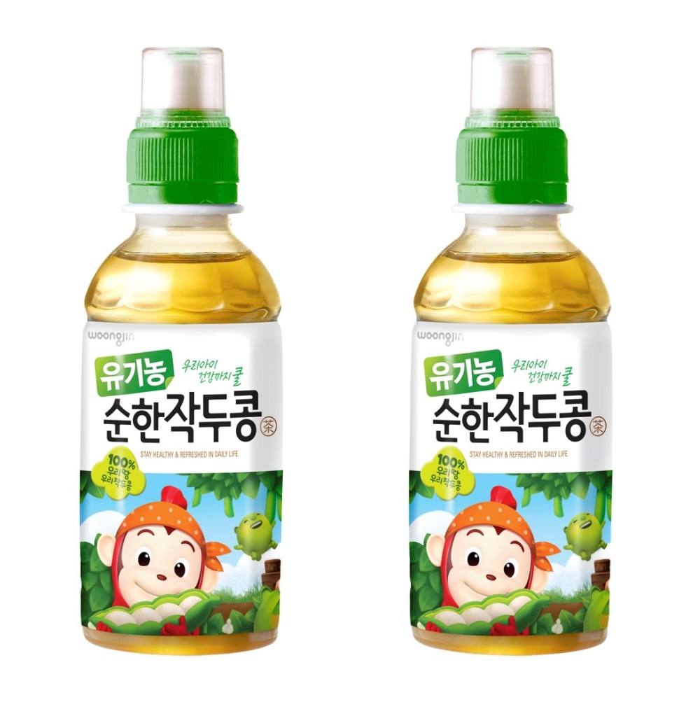 웅진식품, 어린이 차음료 '유기농 순한 작두콩' 출시