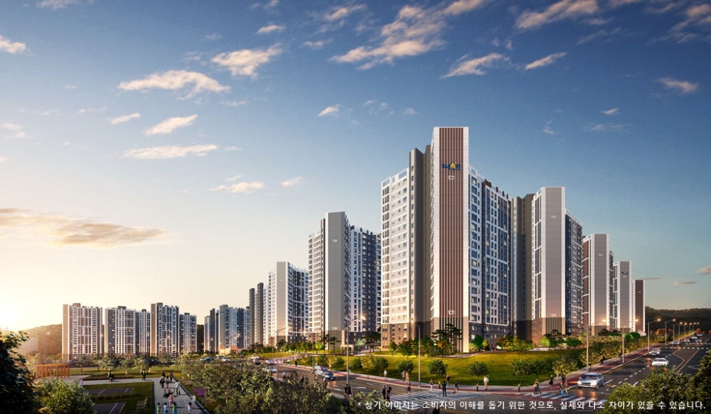 천안 한양수자인 에코시티 투시도.(사진=한양)