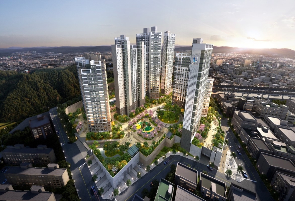 부산 광안지역주택사업 조감도.(사진=반도건설)