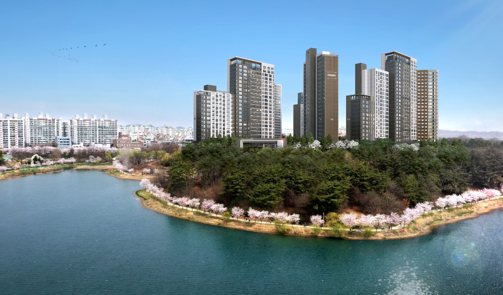 군산 호수공원 아이파크 투시도.(사진=HDC현대산업개발)