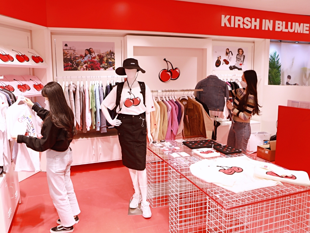 롯데百 캐주얼 브랜드 '키르시(KIRSH)' 백화점 최초 단독 팝업 스토어 전개
