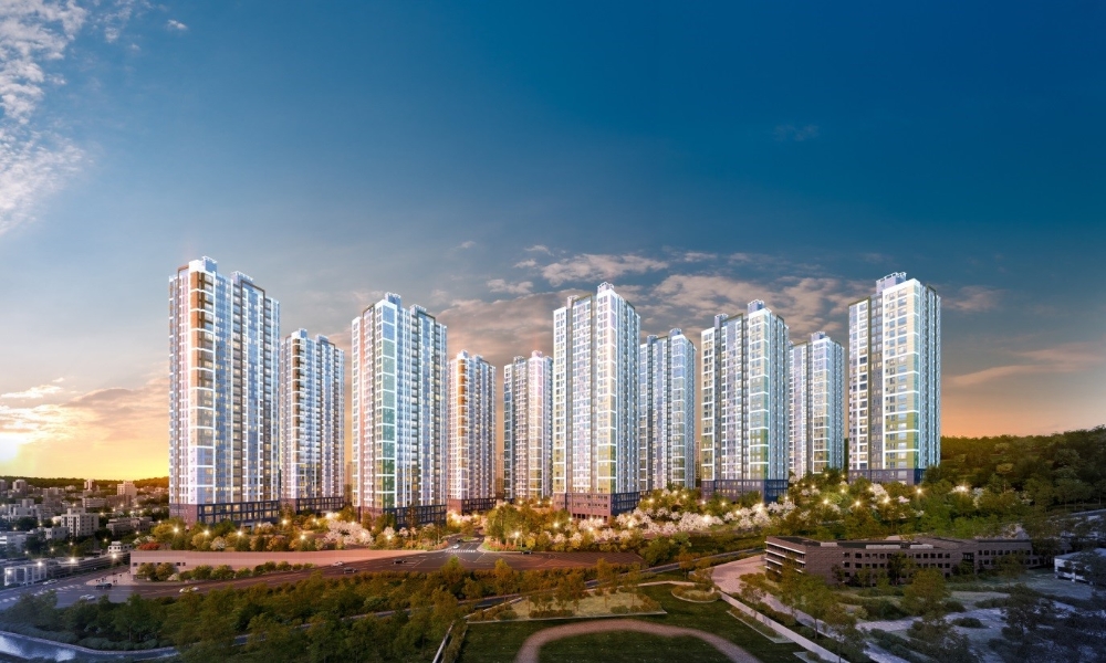 두산위브더제니스 양산 투시도.(사진=두산건설)