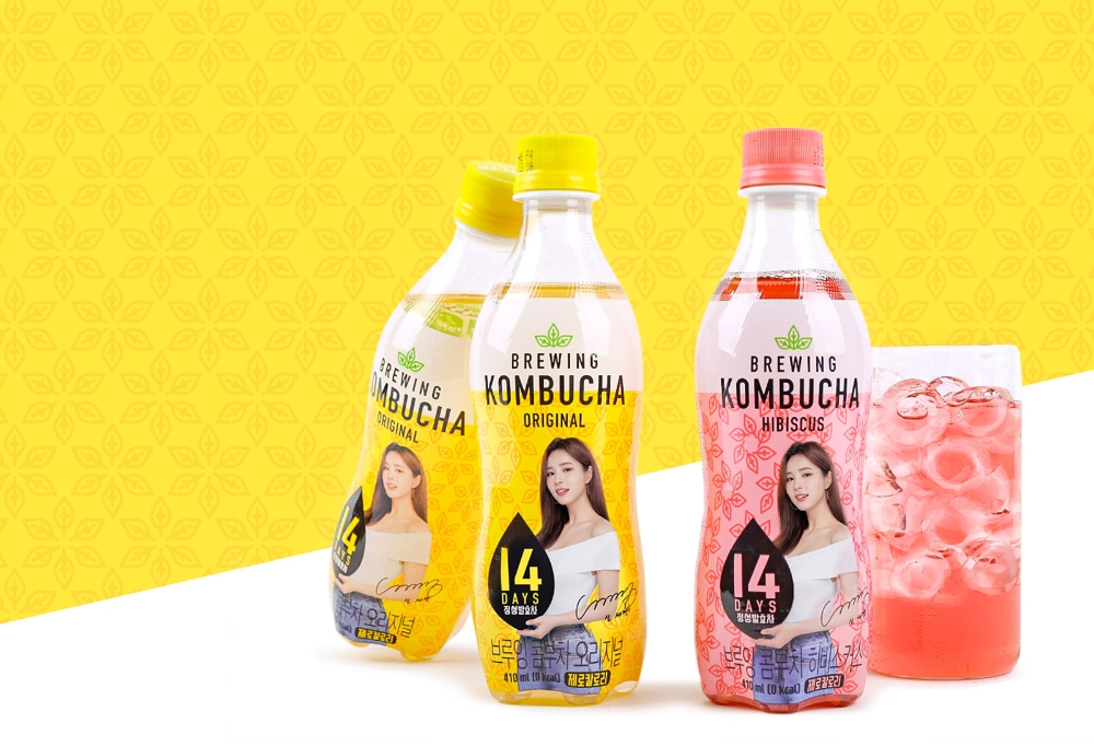 롯데칠성음료 '브루잉 콤부차' 2종 출시