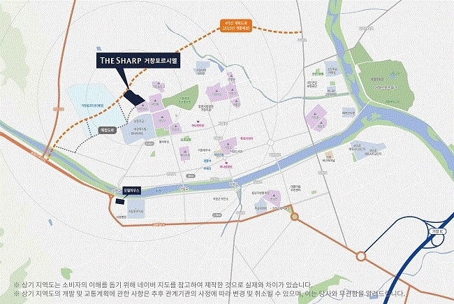 더샵 거창포르시엘 광역위치도.(사진=포스코건설)