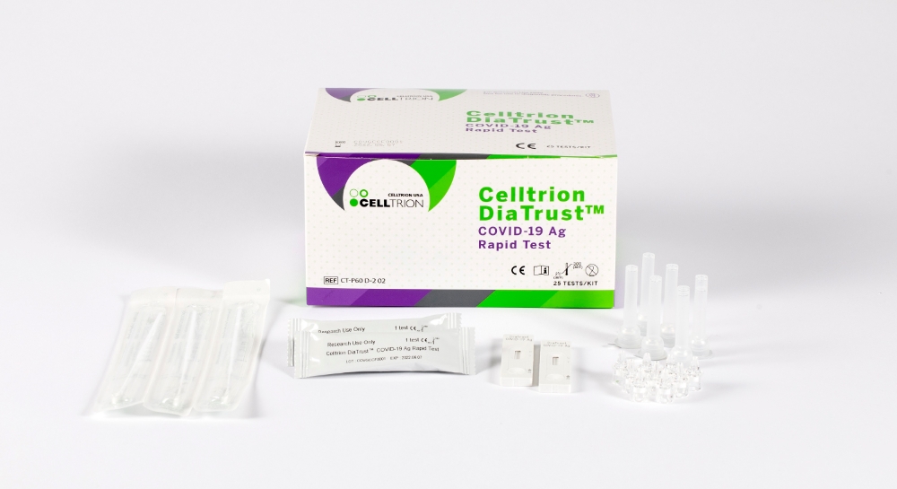 셀트리온, 코로나19 현장형 항원신속진단키트 '디아트러스트' 美 FDA 긴급사용승인