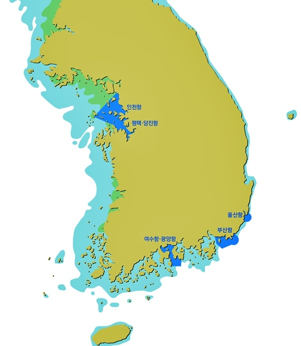 황산화물 배출규제해역 위치.(제공=부산해수청)