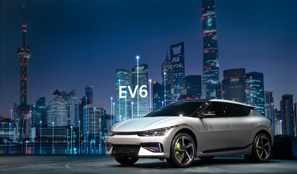 중국에서 처음 공개된 기아 전용 전기차 ‘EV6’.(사진=기아)