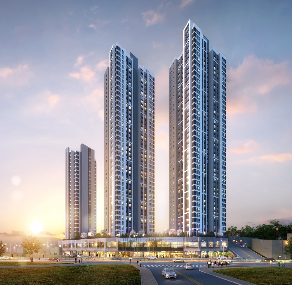 인천 용현3 가로주택정비사업 투시도.(사진=DL이앤씨)