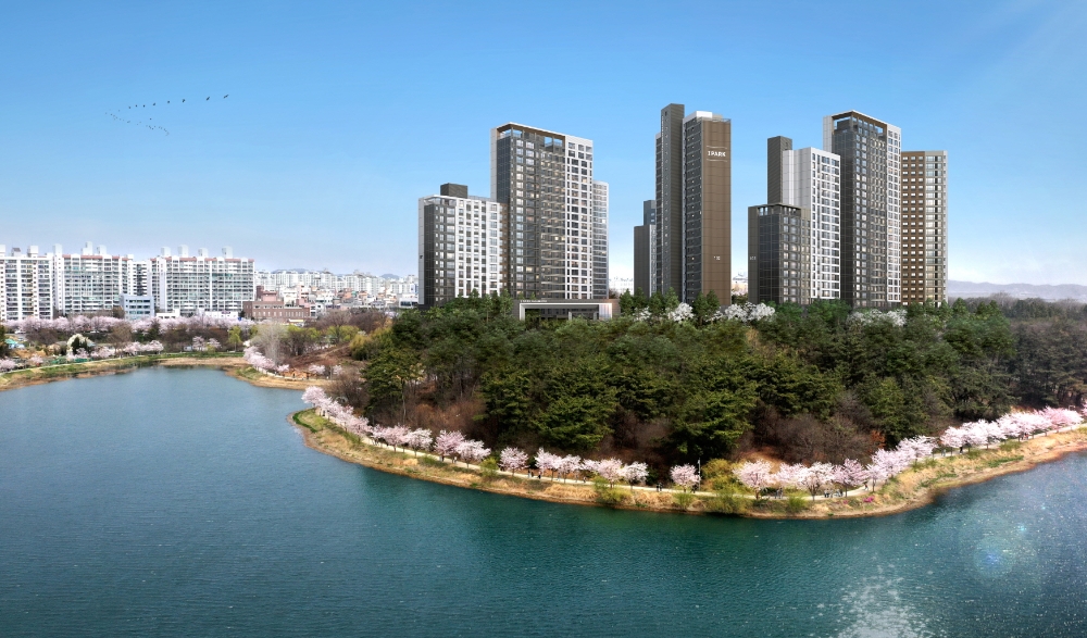 군산 호수공원 아이파크 투시도.(사진=HDC현대산업개발)