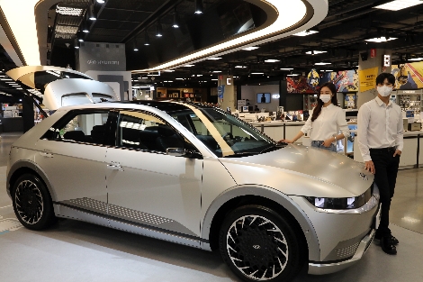 이마트, 일렉트로마트 죽전점에 전기차 '아이오닉5' 팝업 전시 실시