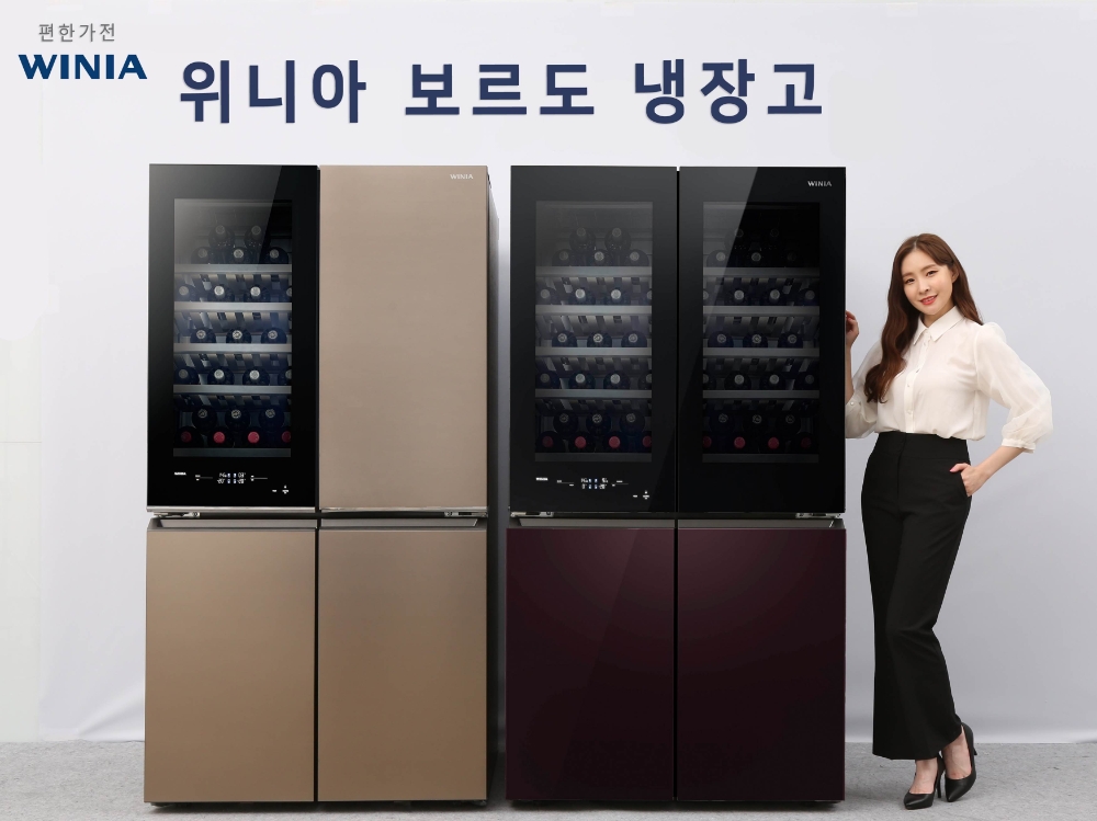프리미엄 이미지 강화하는 위니아딤채, 4도어 와인냉장고 출시