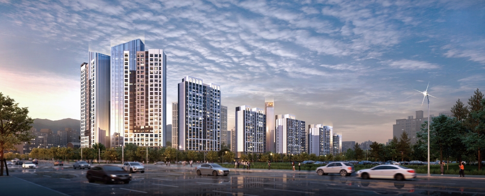 산본 우륵아파트 리모델링 투시도.(사진=DL이앤씨)