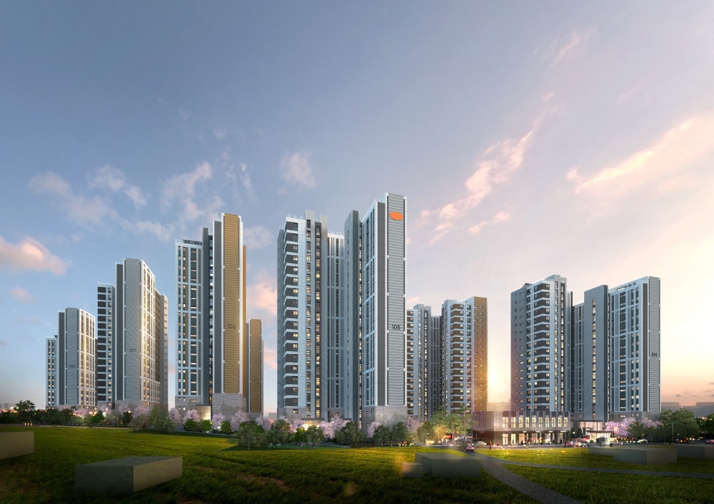 e편한세상 석림 더노블 투시도.(사진=DL이앤씨)